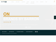 Tablet Screenshot of barron.com